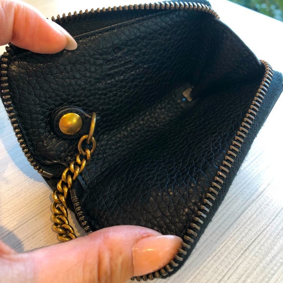 Black Animalier Zip Key Case - Picture 5 of 7